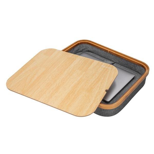 InnovaGoods Knieschreibtisch mit Stauraum - Grau