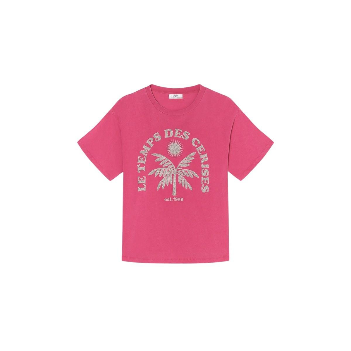 le temps des cerises Cassio Oversized Bedrucktes T-Shirt