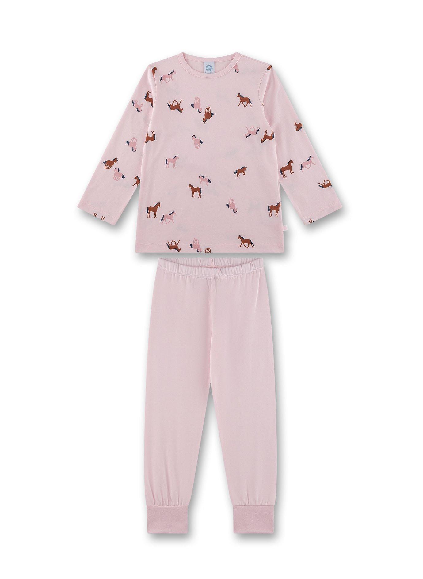 Sanetta Mädchen Schlafanzug Pferde