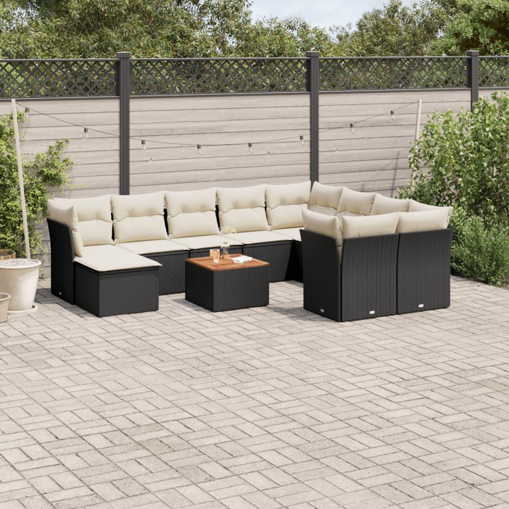 VidaXL Garten sofagarnitur poly-rattan