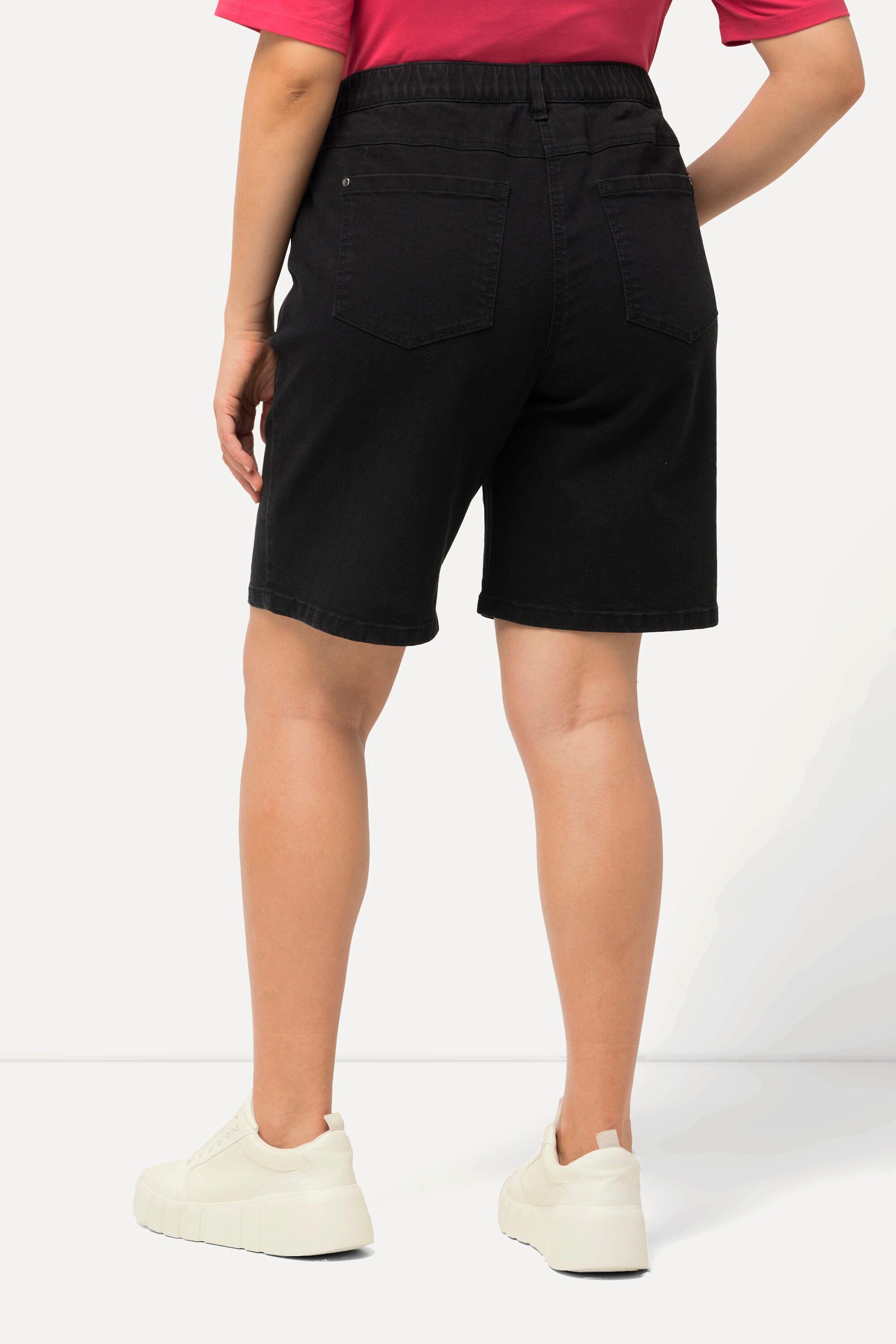 Ulla Popken Mandy 5-Pocket Komfortbund Jeansbermuda