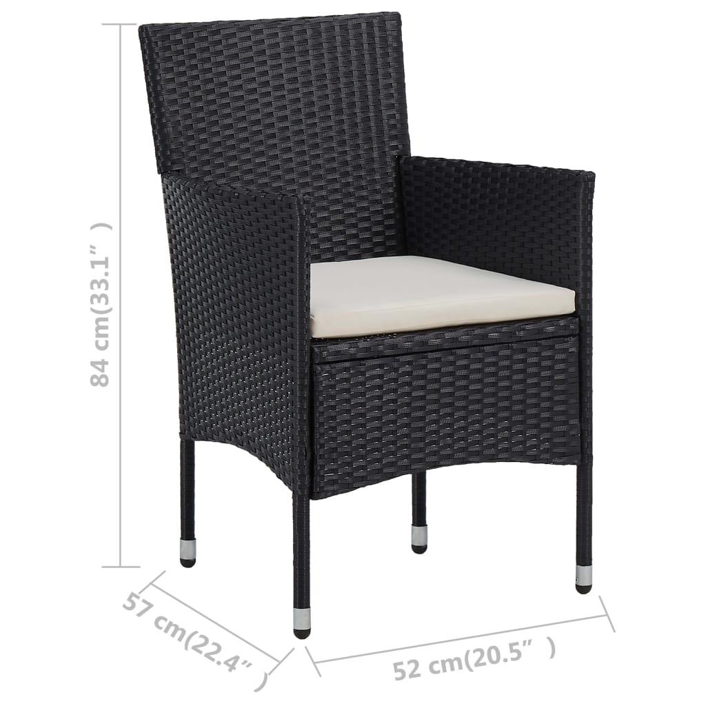 VidaXL Garten essgruppe rattan