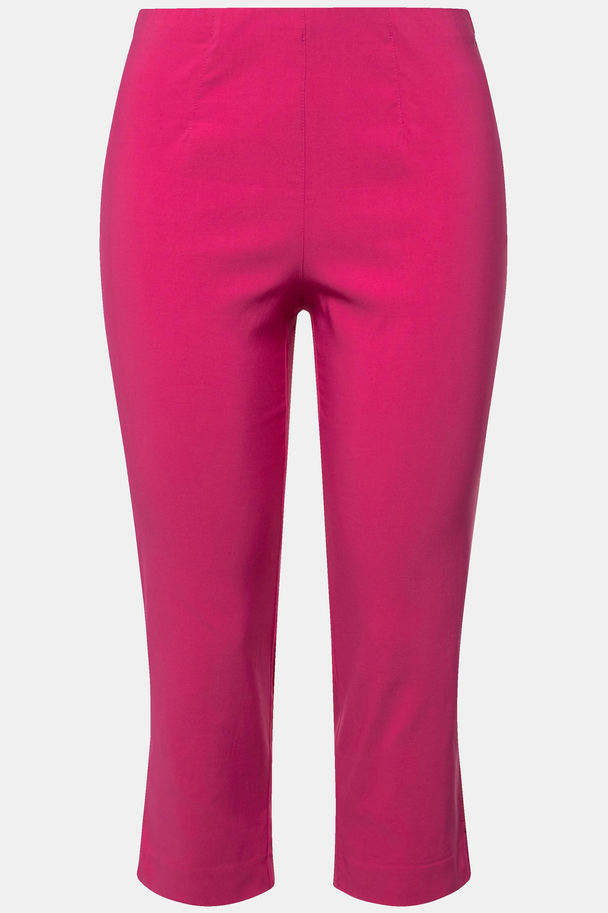 Ulla Popken Bengalinhose wadenlang mit Elastikbund