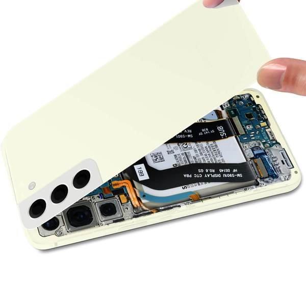 SAMSUNG Akkudeckel Samsung Galaxy S22 Cream