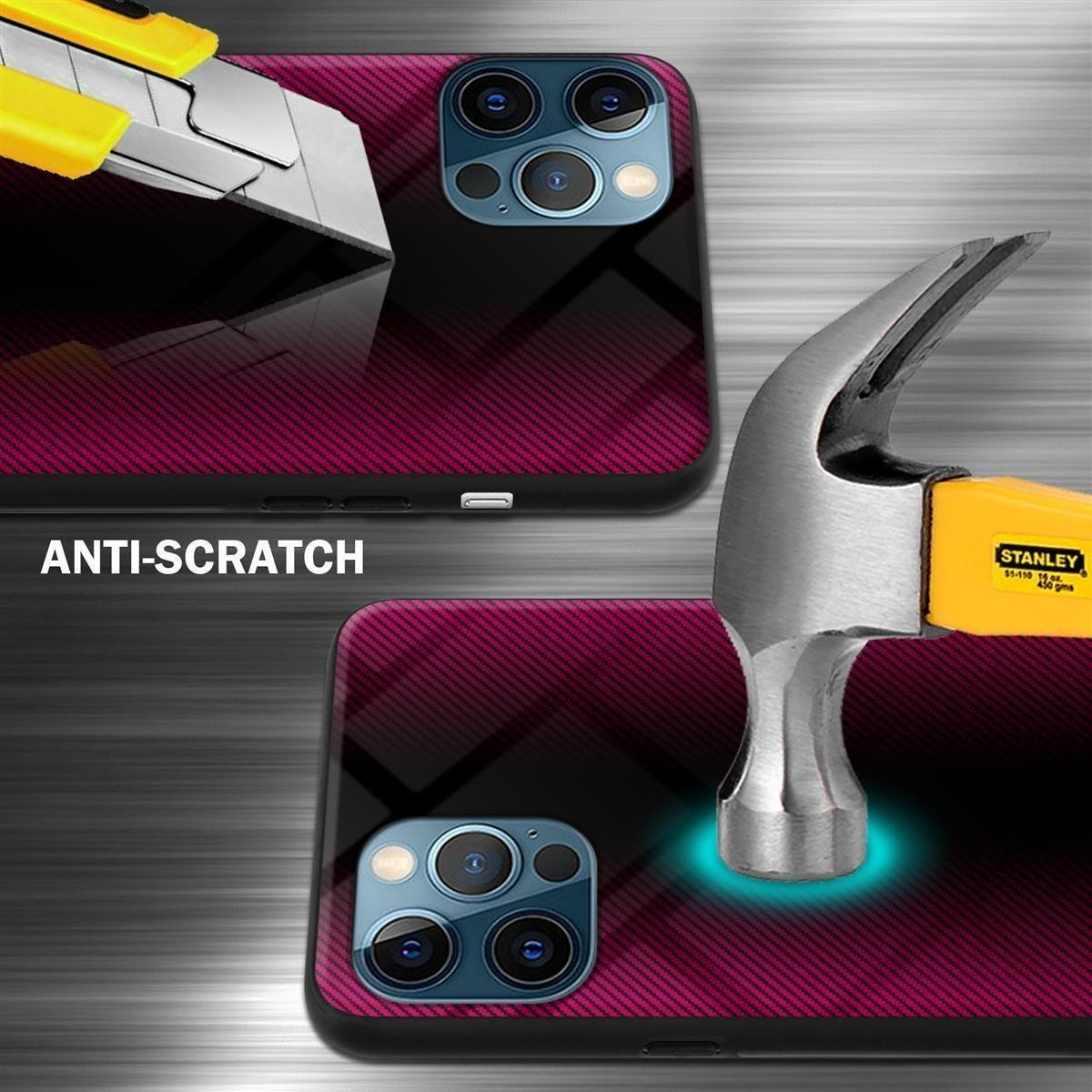 Cadorabo Hülle für Apple iPhone 13 PRO MAX Streifen Optik