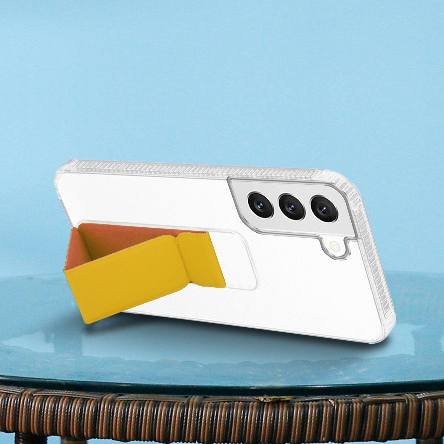 Cadorabo Hülle für Samsung Galaxy S22 PLUS mit Halterung und Standfunktion