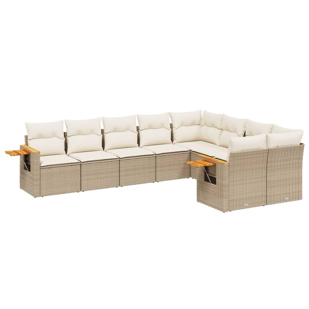 VidaXL Garten sofagarnitur poly-rattan