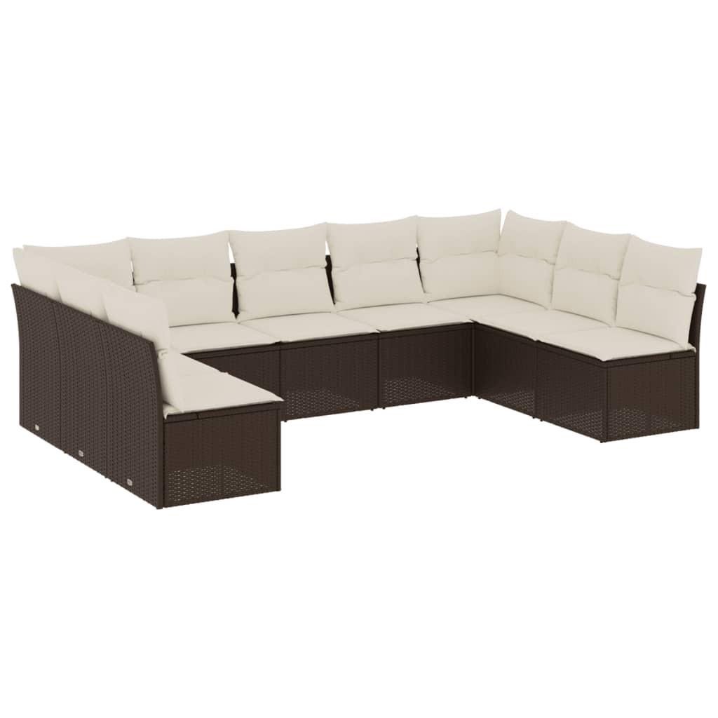 VidaXL Garten sofagarnitur poly-rattan