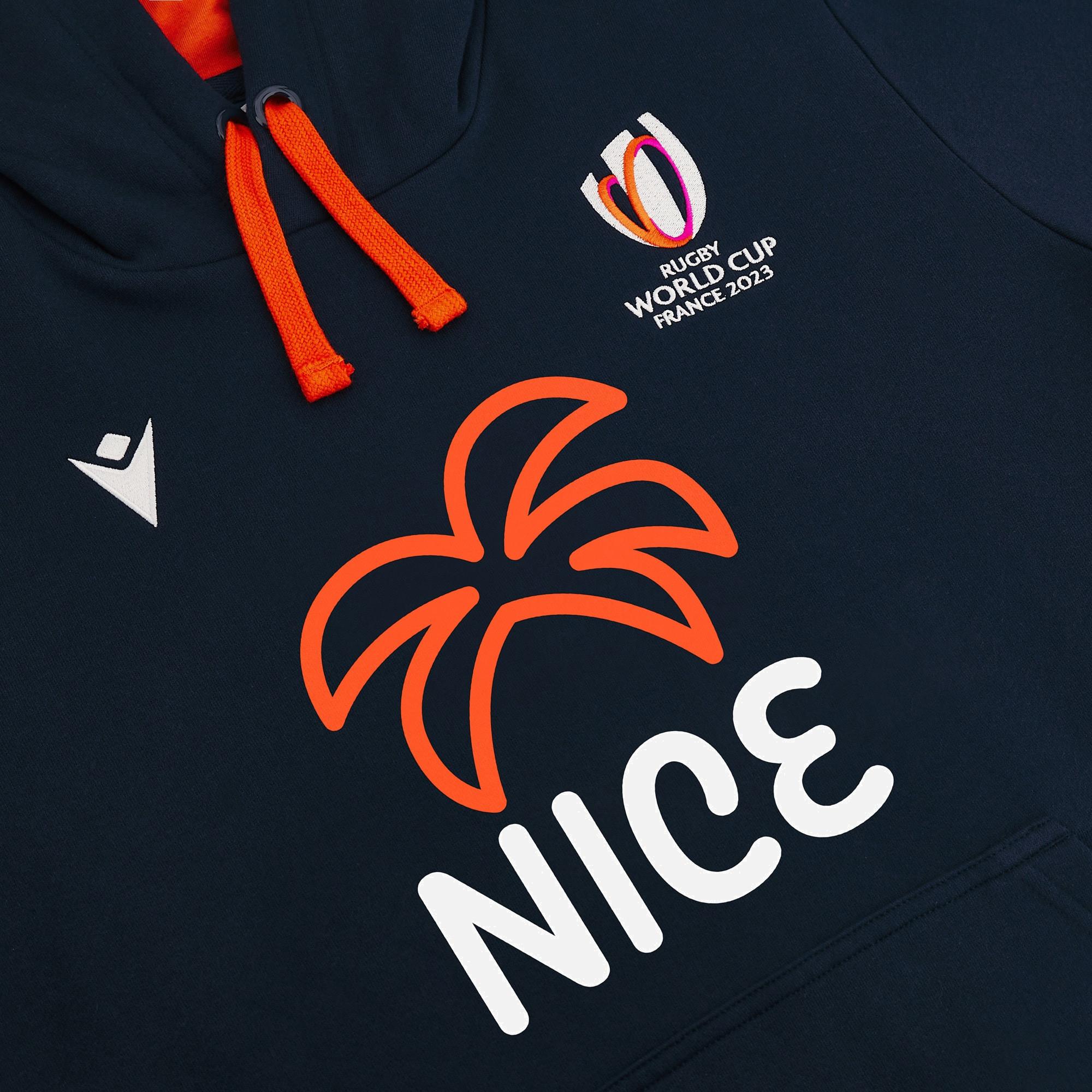 macron weathirt mit kapuze rwc frankreich 2023 nice