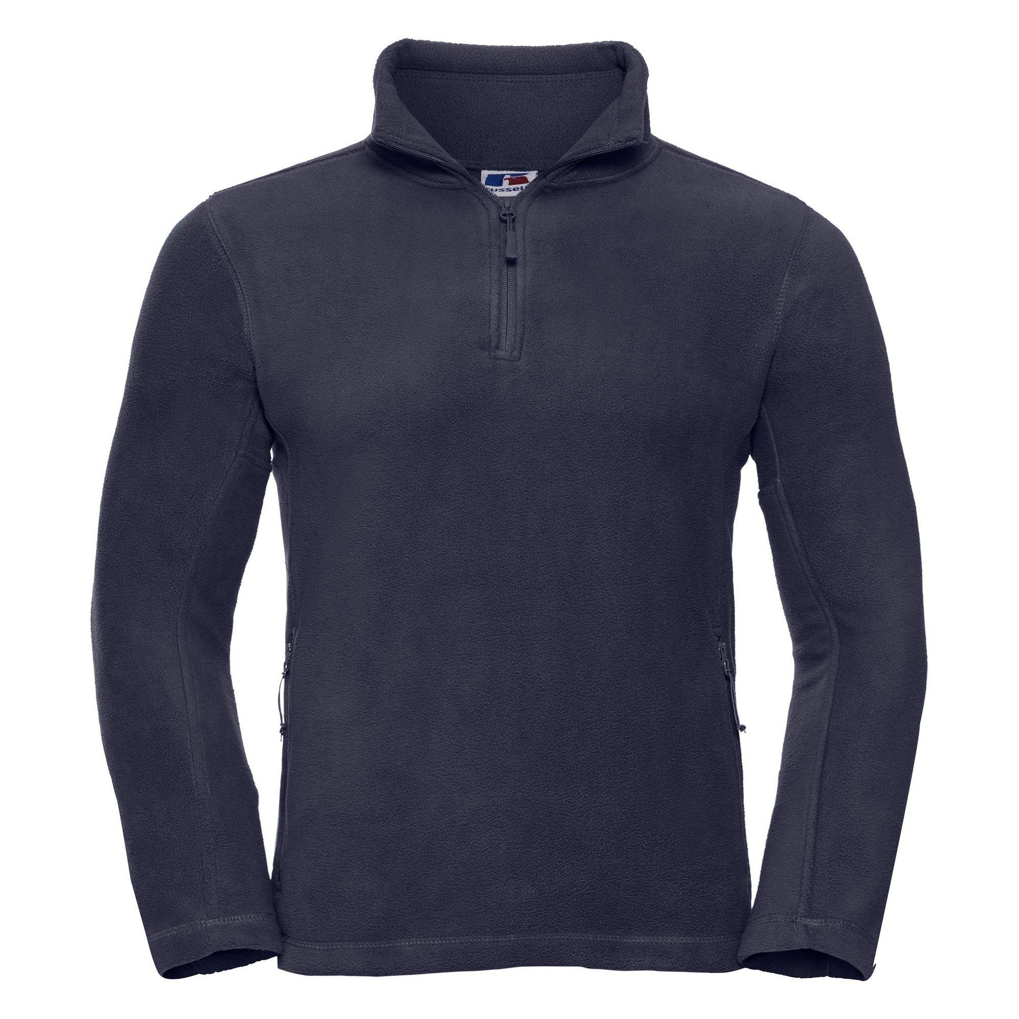 Russell Outdoor Fleecepullover mit Reißverschluss am Kragen