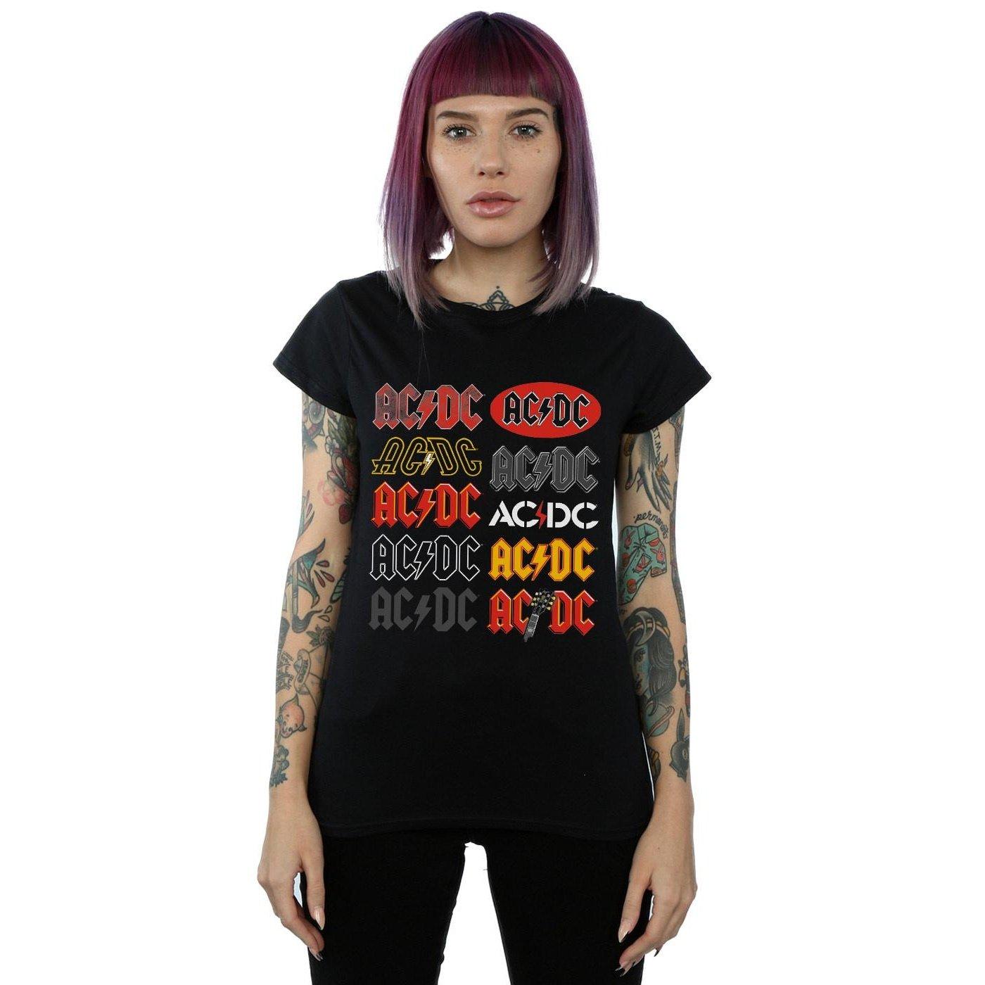 AC/DC ACDC Logo Print T-Shirt