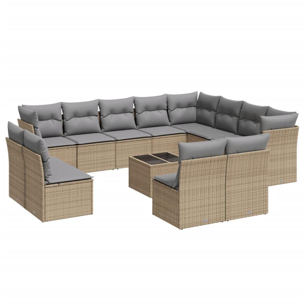 VidaXL Garten sofagarnitur poly-rattan