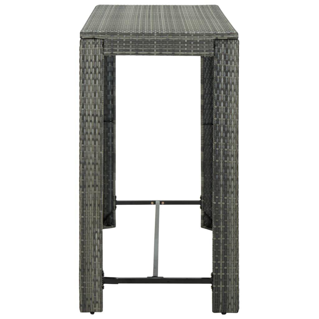 VidaXL Bartisch poly-rattan