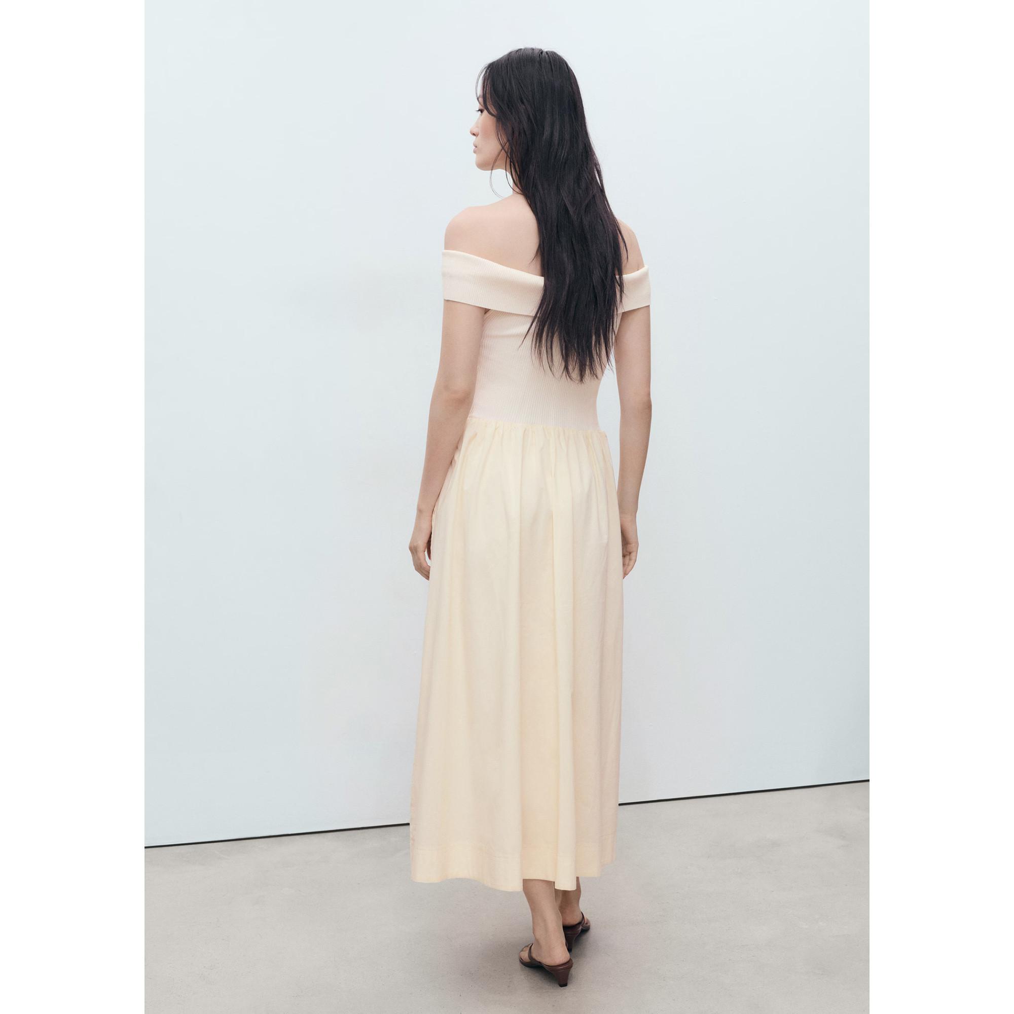 MANGO Tano Strickoberteil A-Linien Kleid