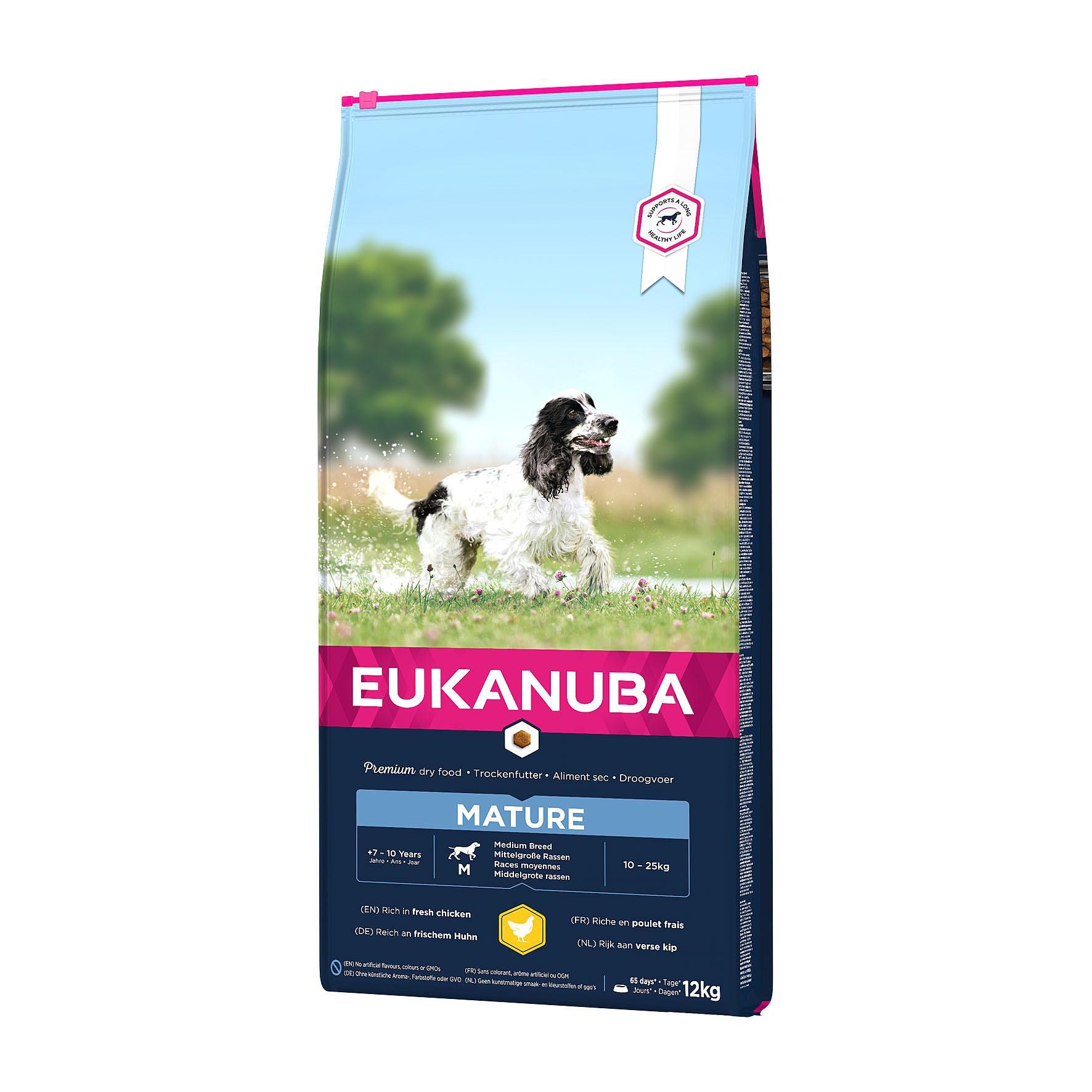 Eukanuba Mature & Senior Medium, 12kg