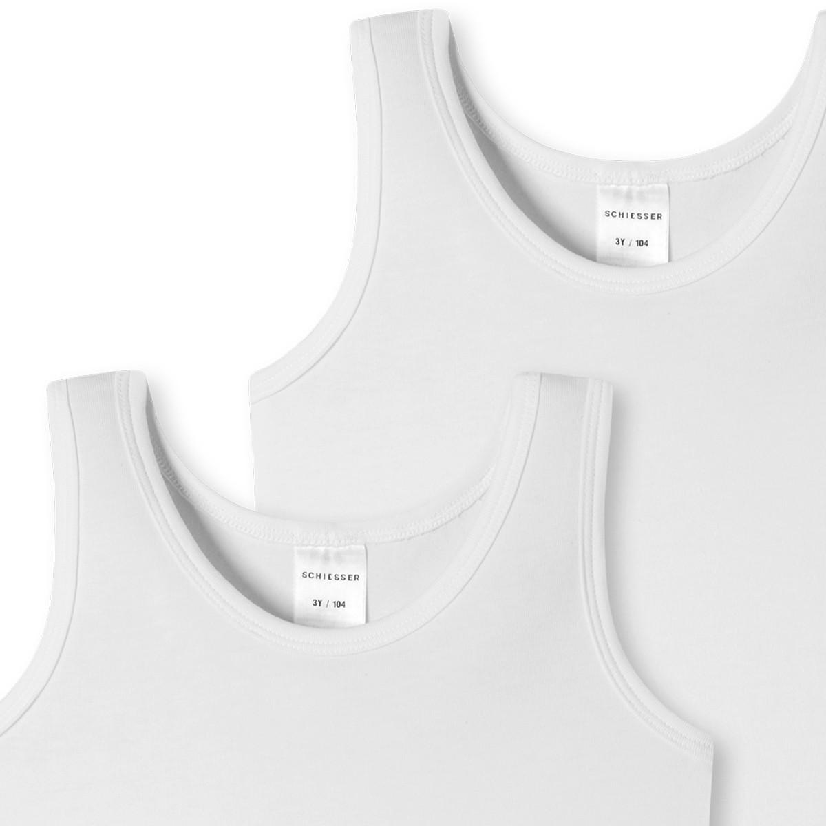 Schiesser 6er Pack Kids Girls 95/5 Organic Cotton - Unterhemd