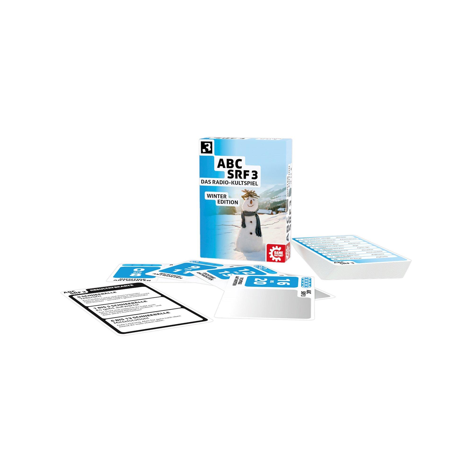 Game Factory ABC Spiel SRF 3 Winter Edition, Deutsch