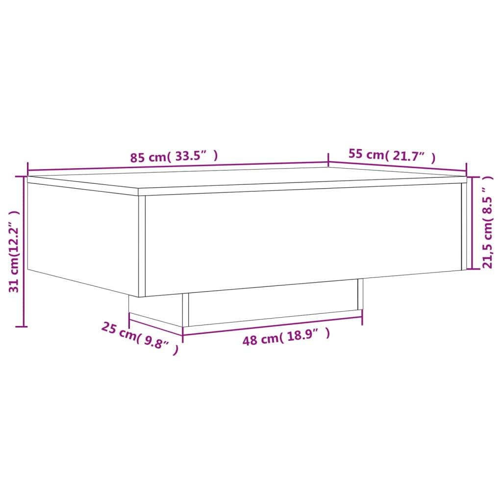 VidaXL Couchtisch holzwerkstoff