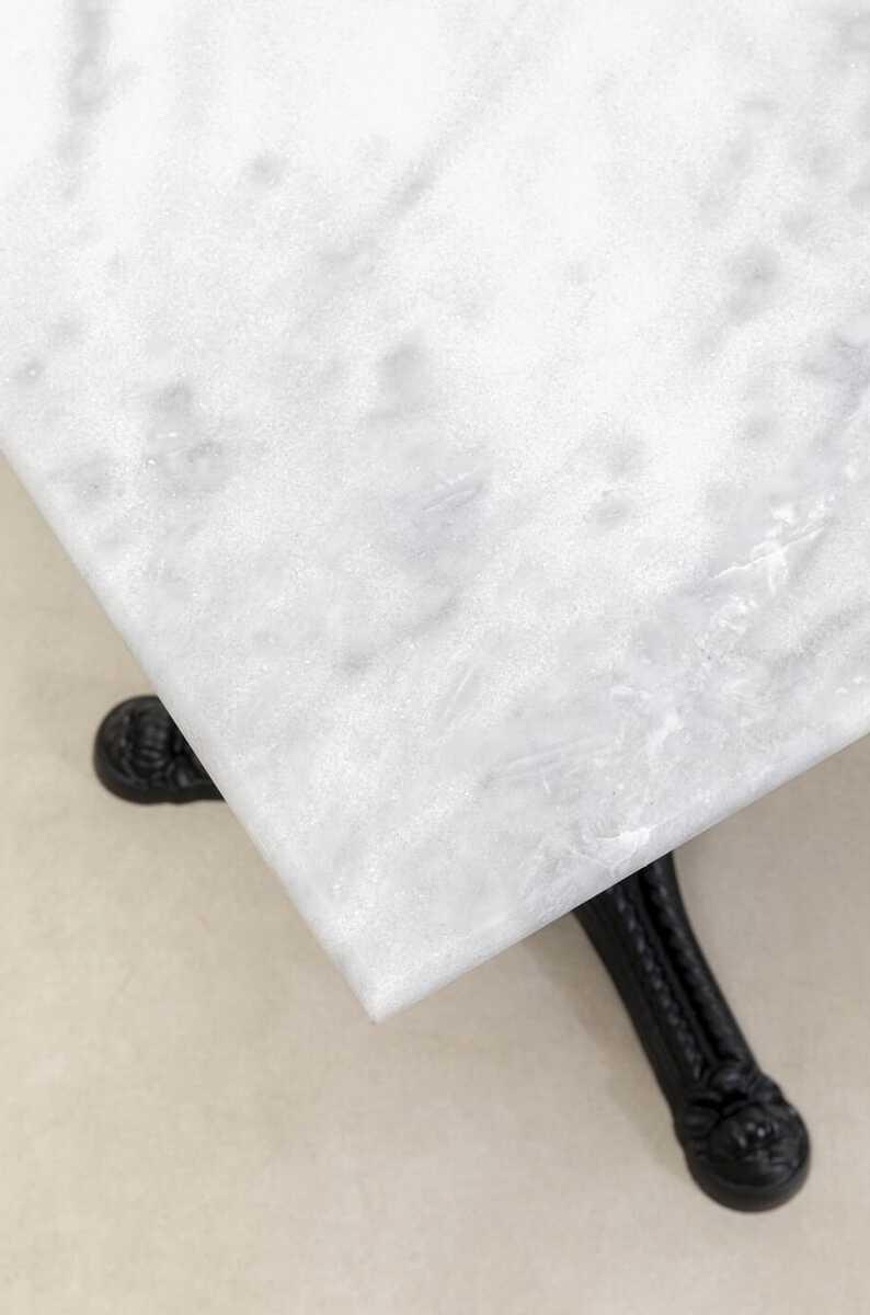 KARE Design Bistrotisch Kaffeehaus Square weiss 60x60