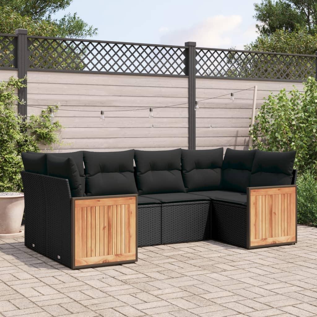 VidaXL Garten sofagarnitur poly-rattan
