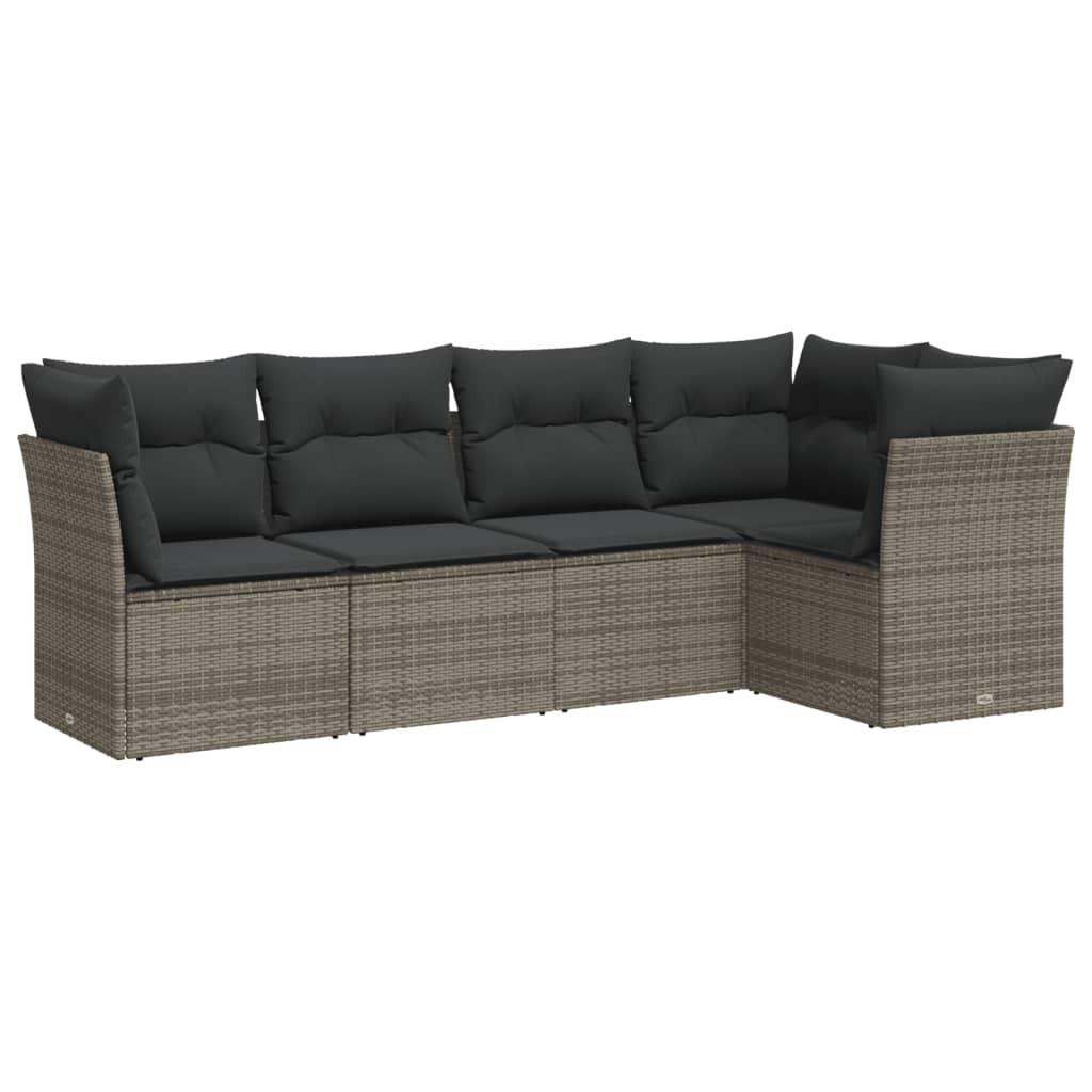 VidaXL Garten sofagarnitur poly-rattan