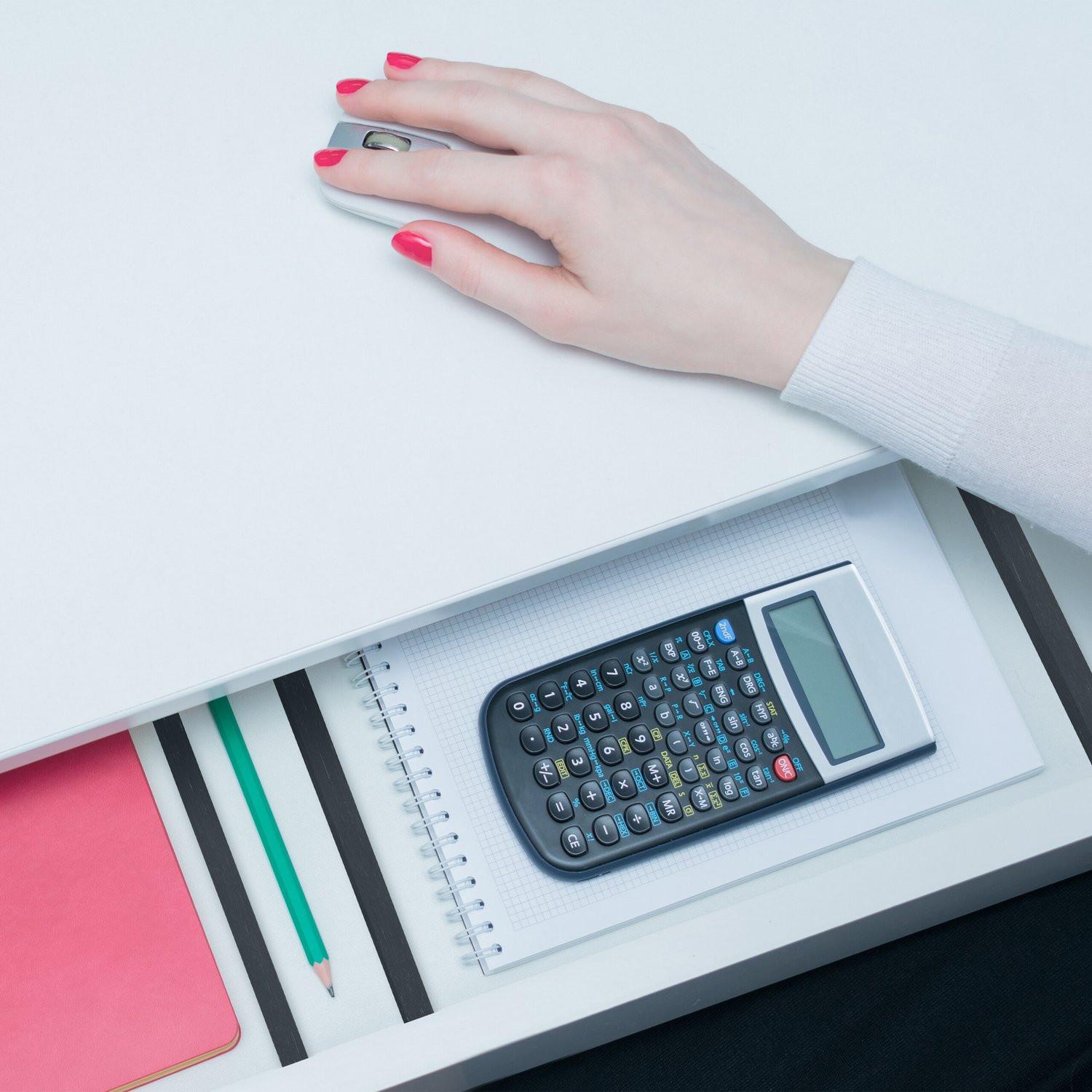 B2X Set mit 4 Schubladenteilern in Schwarz