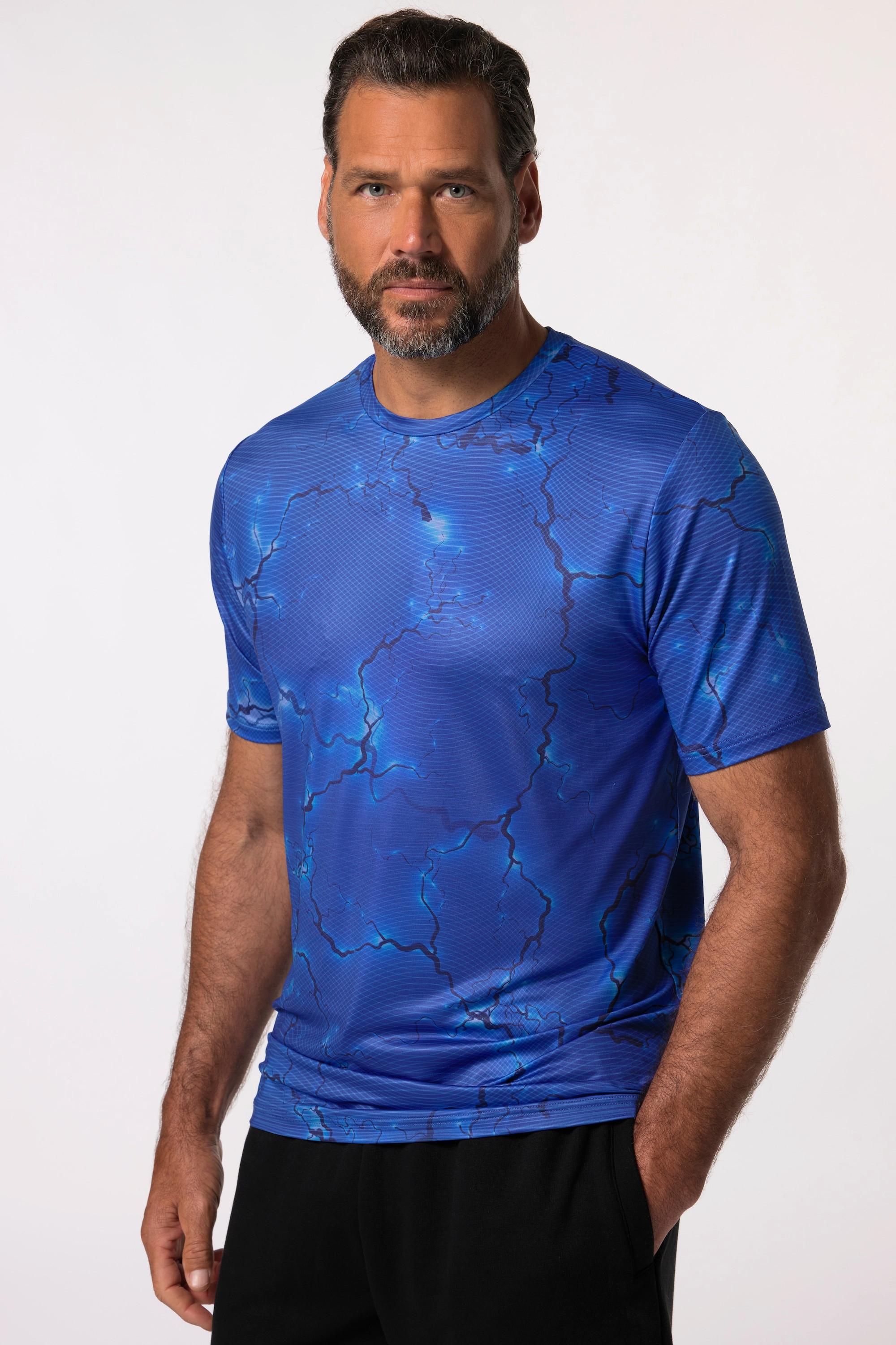 JP1880 Iron Anvil Fitness Halbarm QuickDry Alloverprint Funktions-Shirt