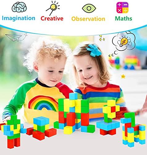 Activity-board Magnetische Bauklötze Würfel, Bauklötze Spielzeug für Kinder