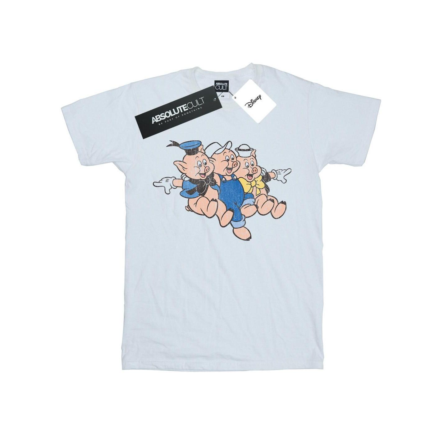 Disney Three Little Pigs Print T-Shirt