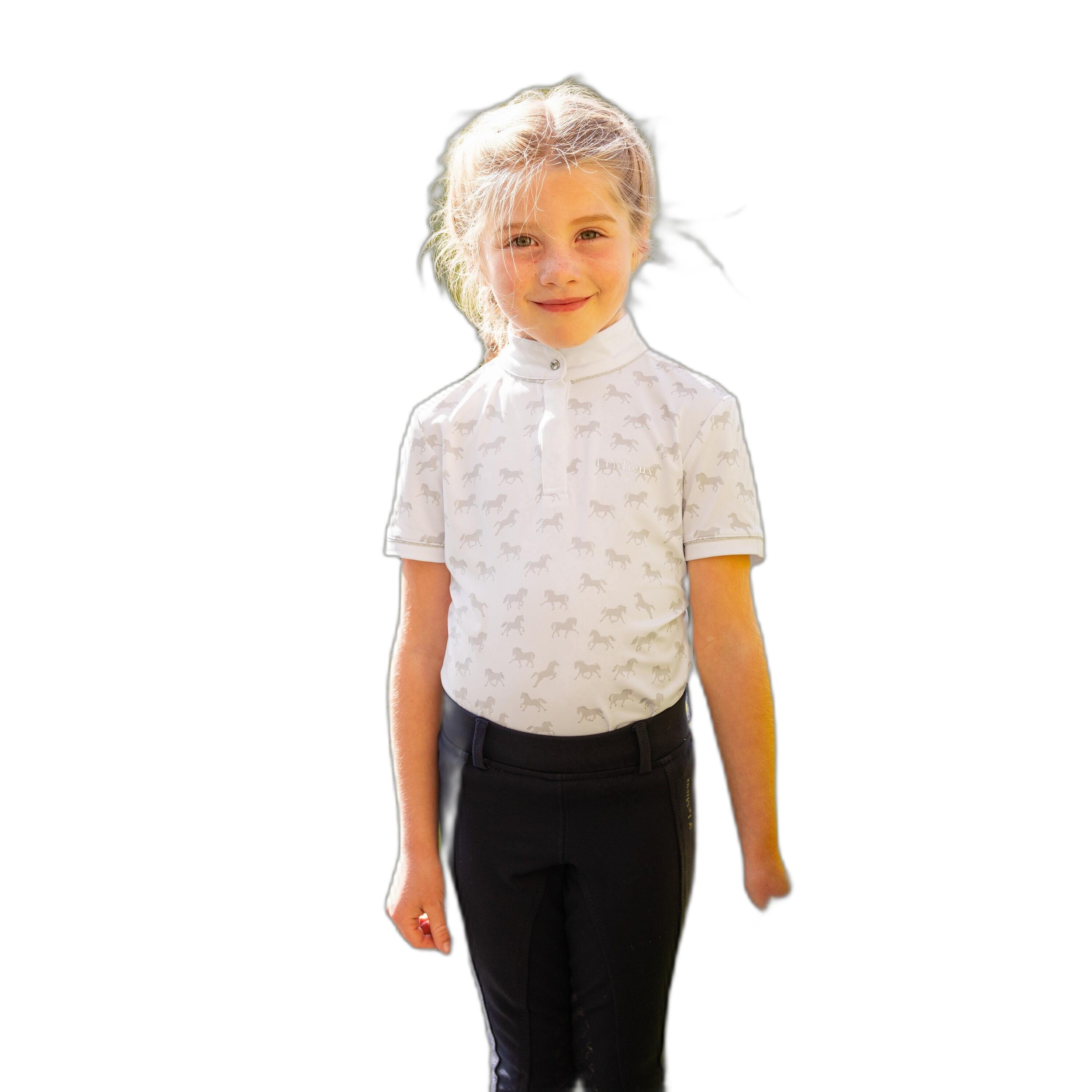 LeMieux polo-shirt für reitturniere mädchen mini bella show