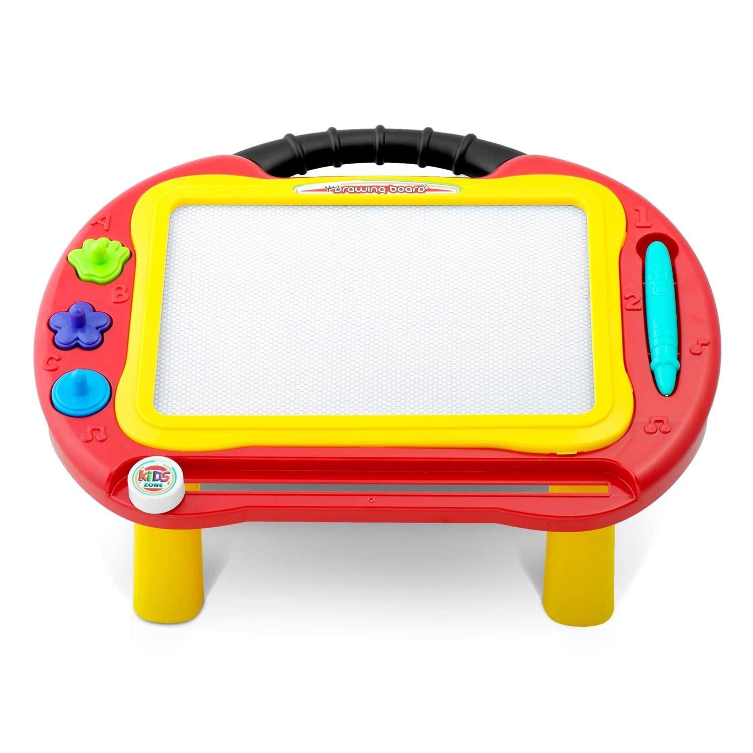 B2X Zeichentisch mit Tafel für Kinder - Ricokids (rot)