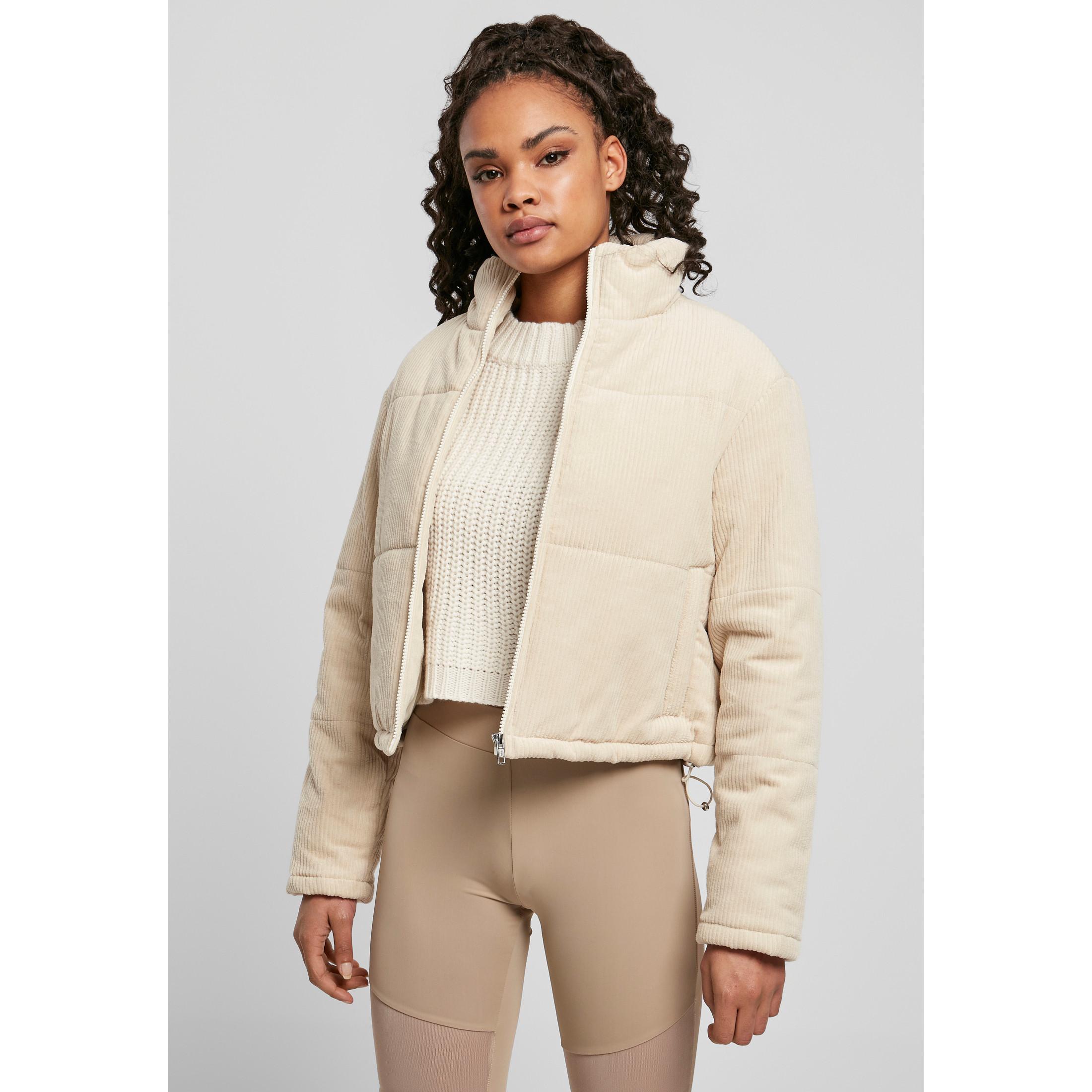 URBAN CLASSICS damenjacke urban cassics corduroy puffer
