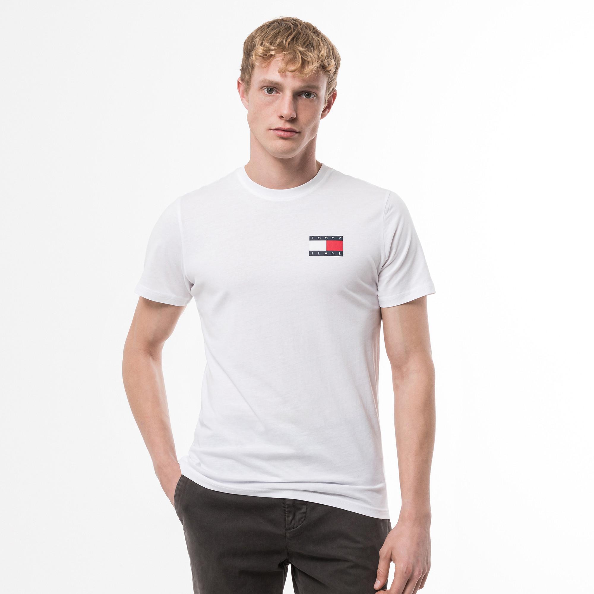TOMMY JEANS TJM Slim Essential Flag Tee