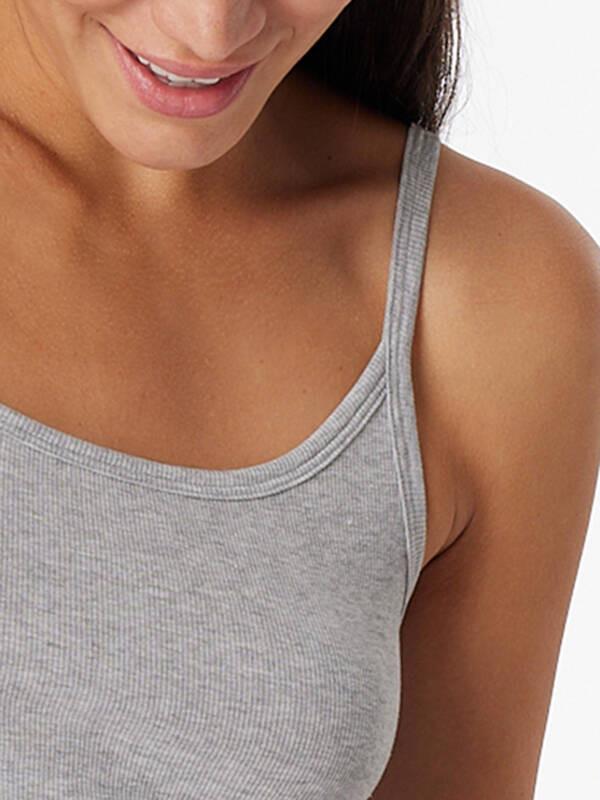Schiesser Pure Rib Spaghetti-Top