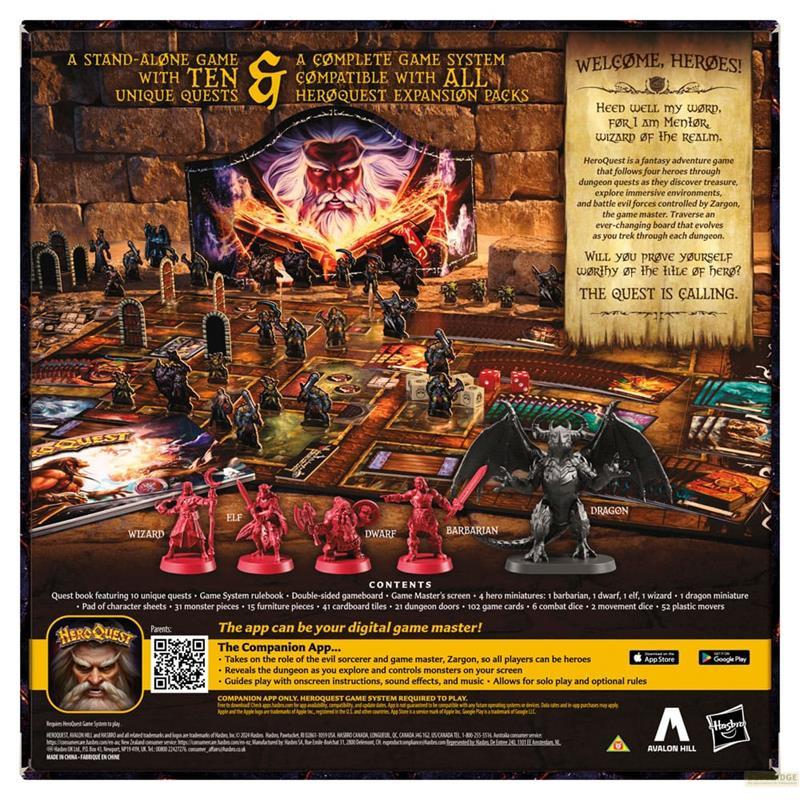 Hasbro HeroQuest Brettspiel First Light *Englische Version*