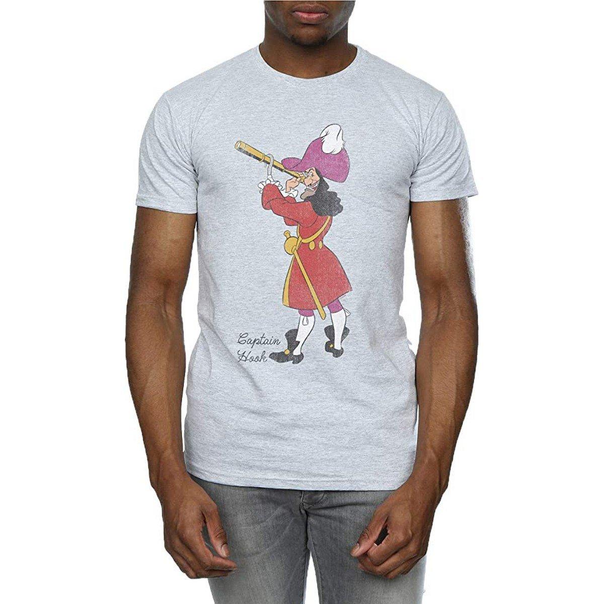 Peter Pan Classic Captain Hook Print T-Shirt