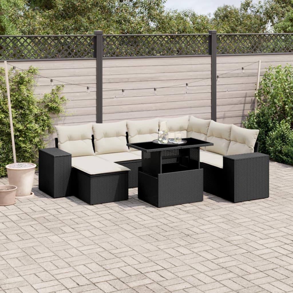 VidaXL Garten sofagarnitur poly-rattan
