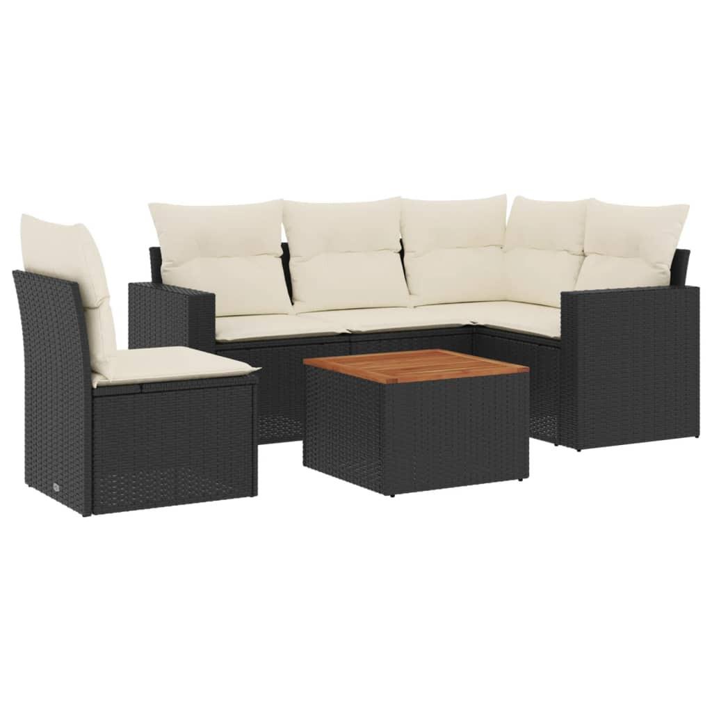 VidaXL Garten sofagarnitur poly-rattan