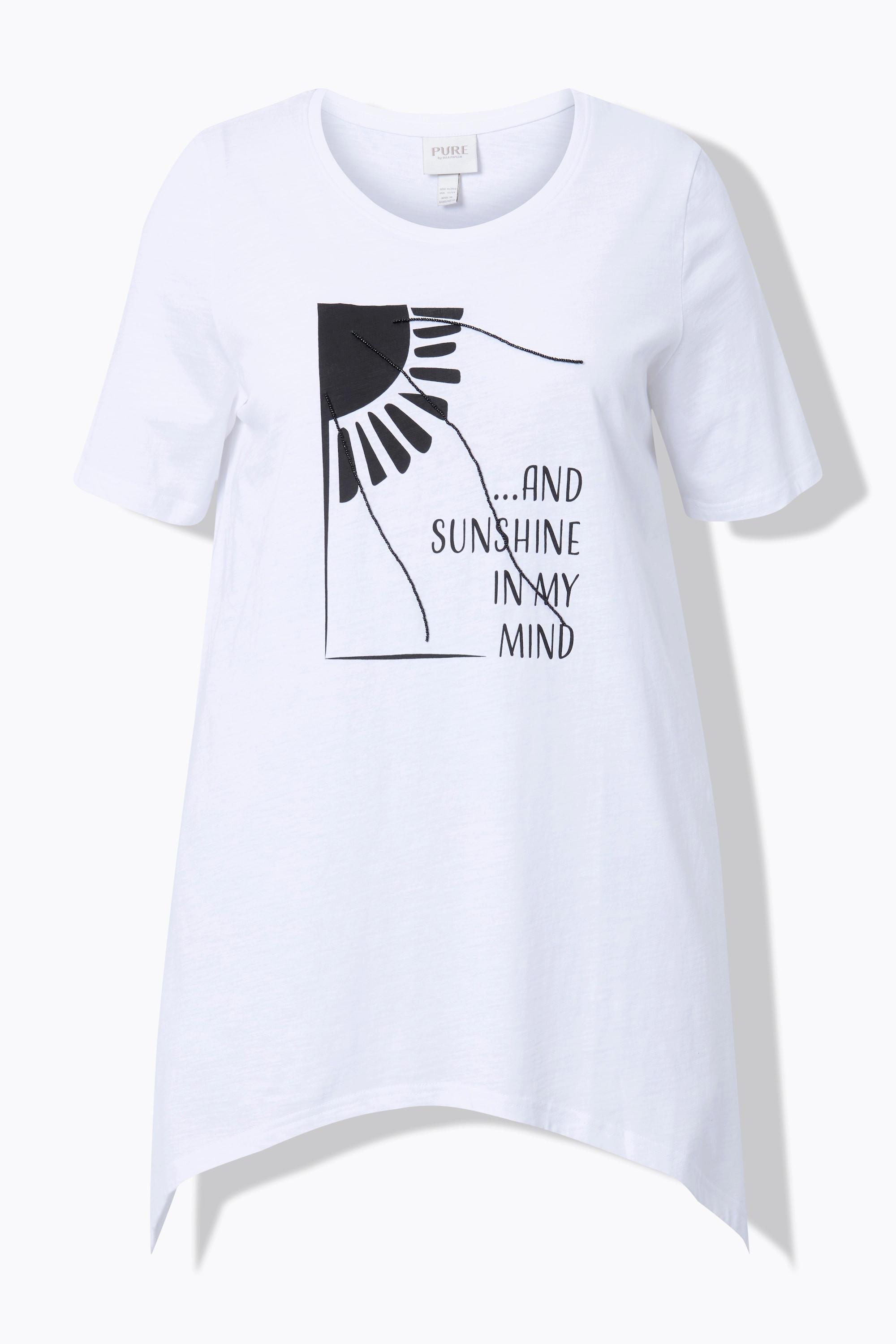 Ulla Popken Sonnen Rundhals Halbarm T-Shirt