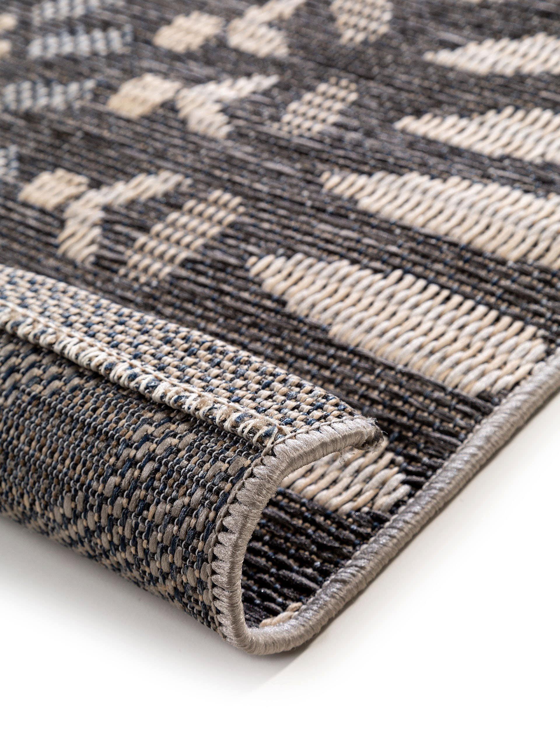 Benuta In- & Outdoor-Teppich River Blau