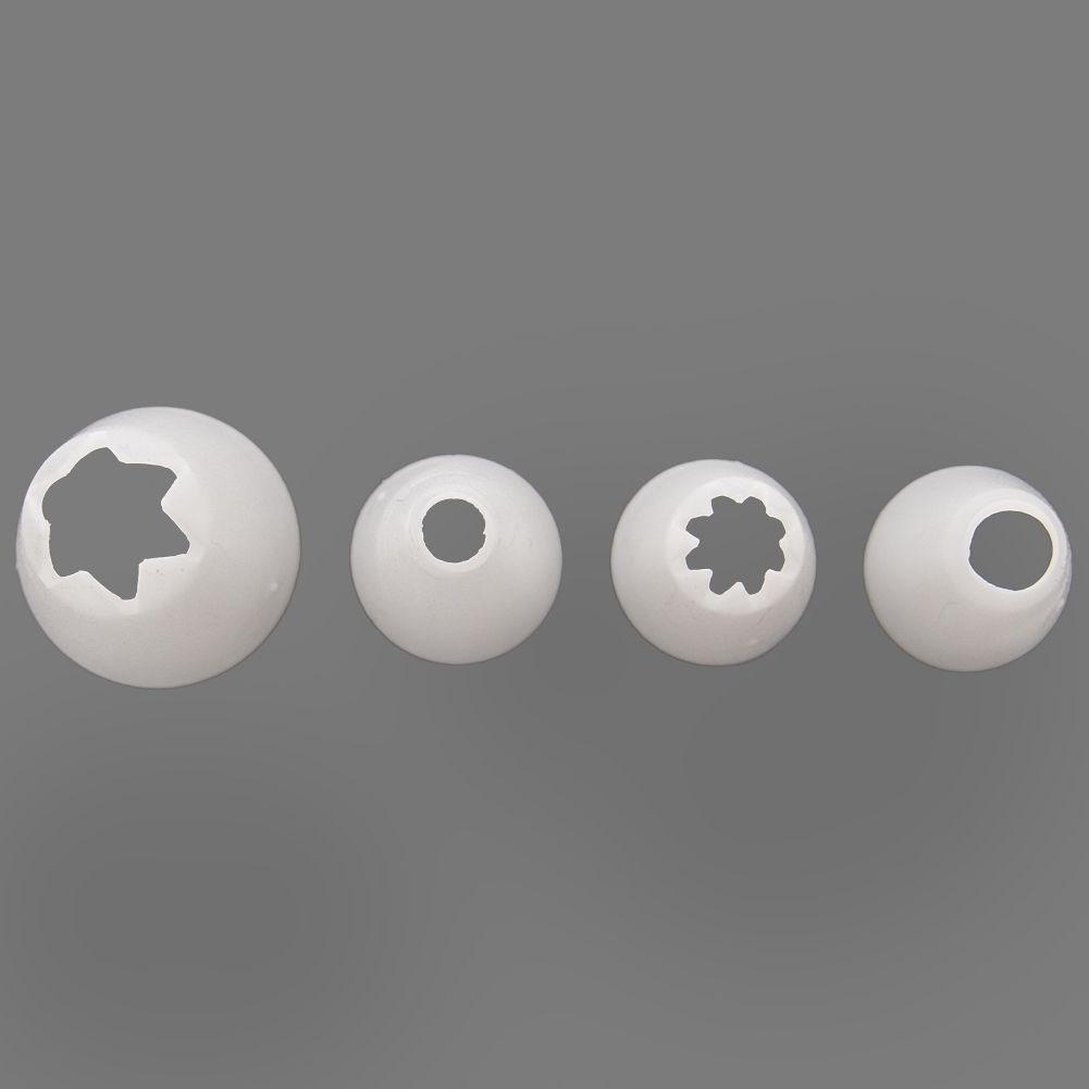 Orion Tortentüllen-Set: 4 Tüllen & 8 wiederverwendbare Spritzbeutel