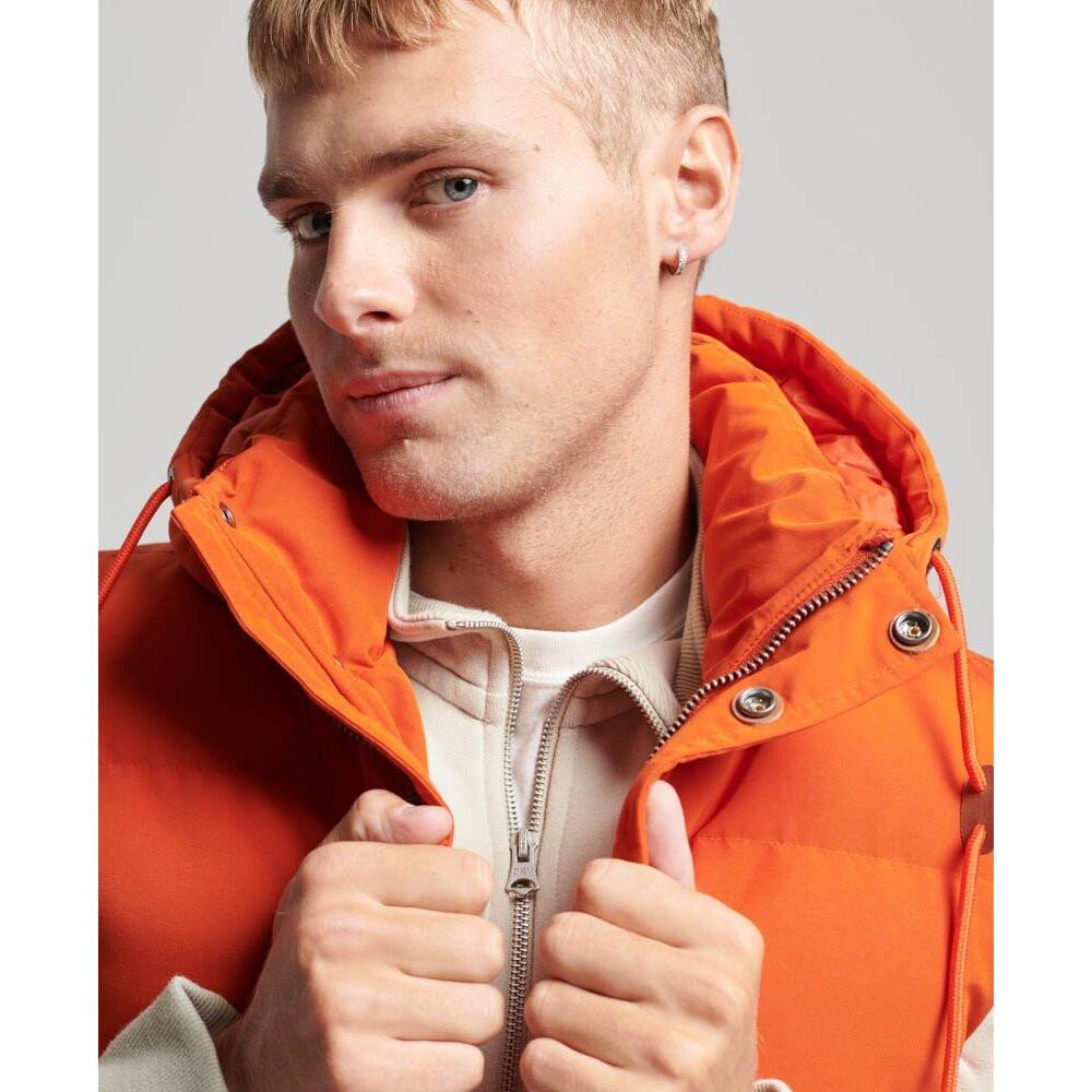Superdry daunenweste it kapuze everest