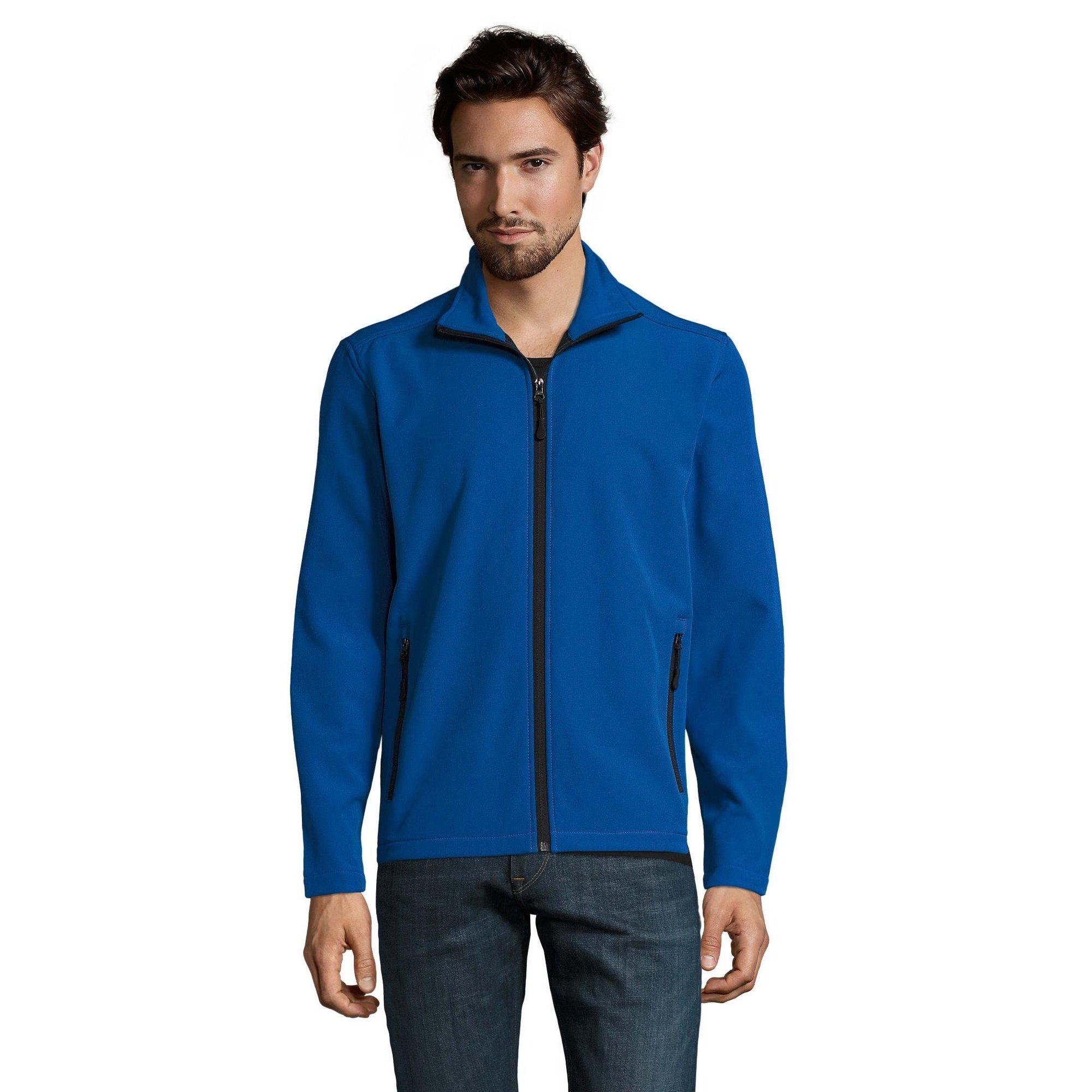 SOLS Race SoftshellJacke mit durchgehendem Reißverschluss, wasserabweisend