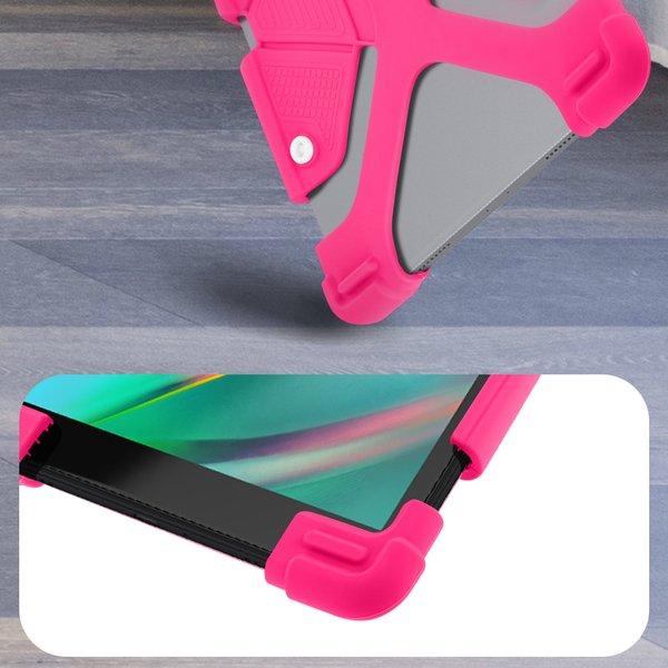 Avizar Stoßfeste Schutzhülle für Tablets rosa