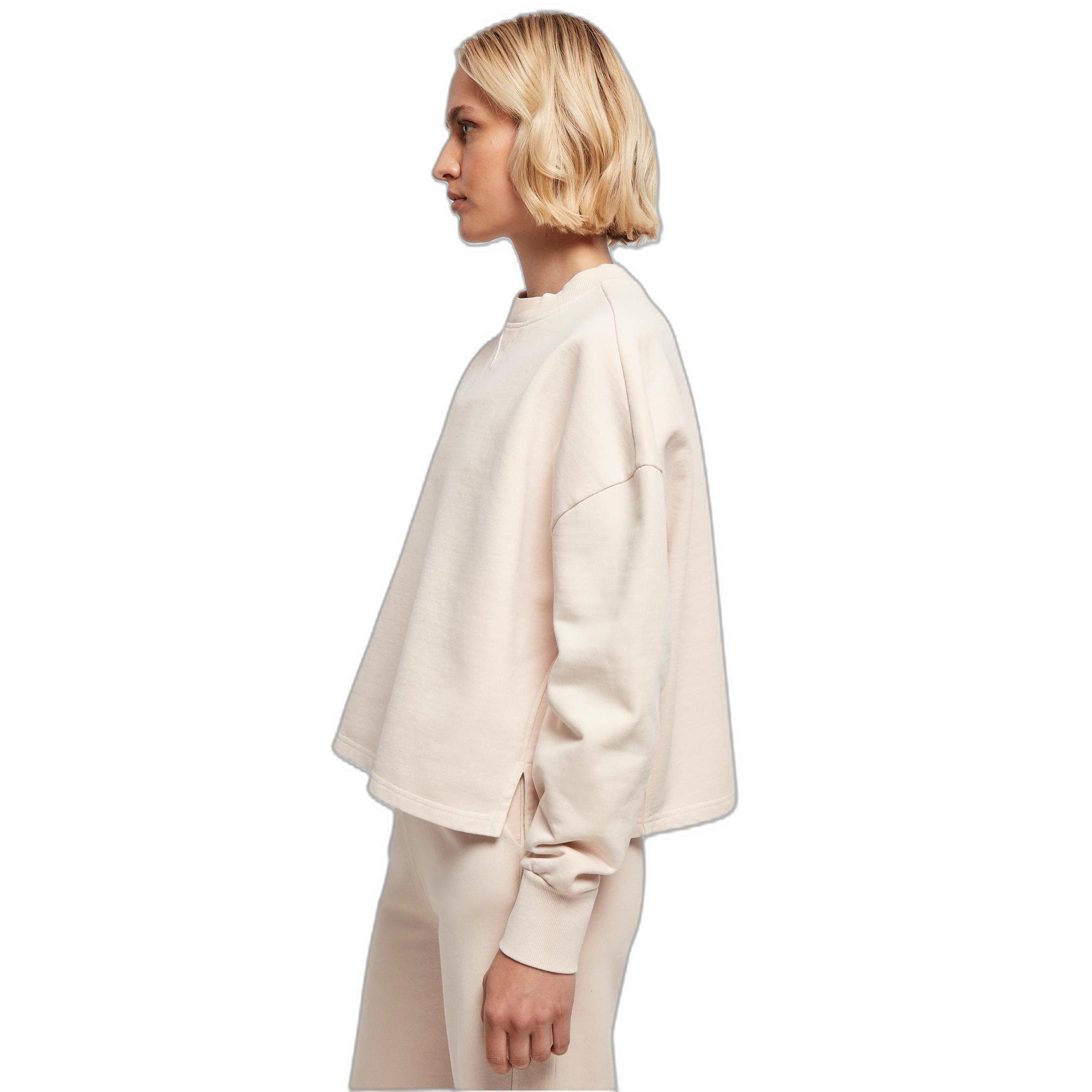 URBAN CLASSICS damen-rundhaspuover aus dickem frottee urban cassics