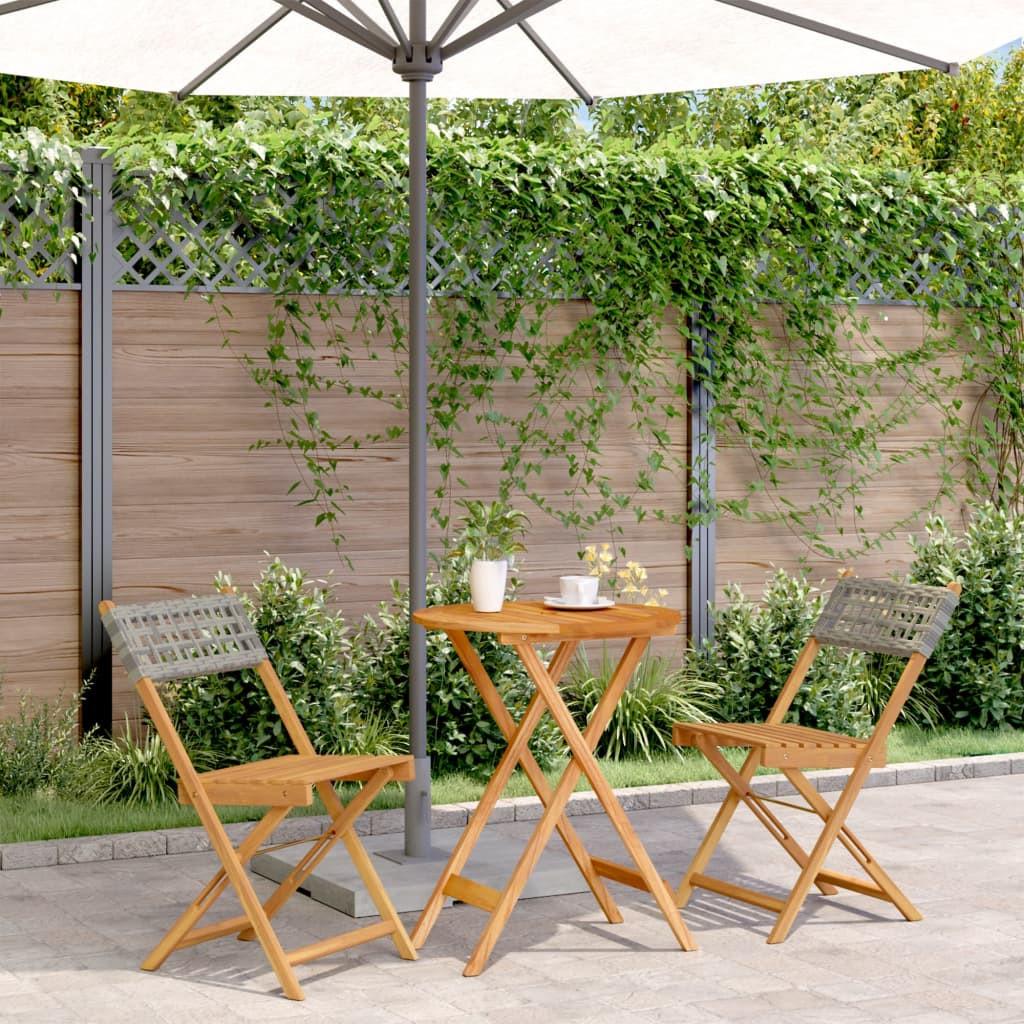 VidaXL Bistro set akazienholz