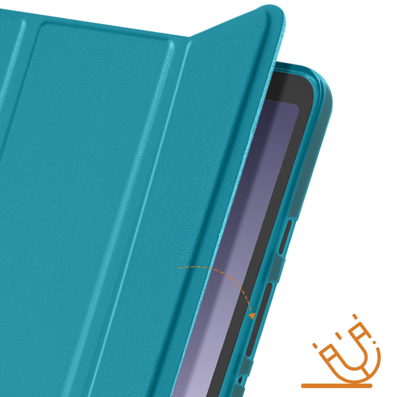 Avizar Samsung Tab A9 Clapet Hülle Türkis