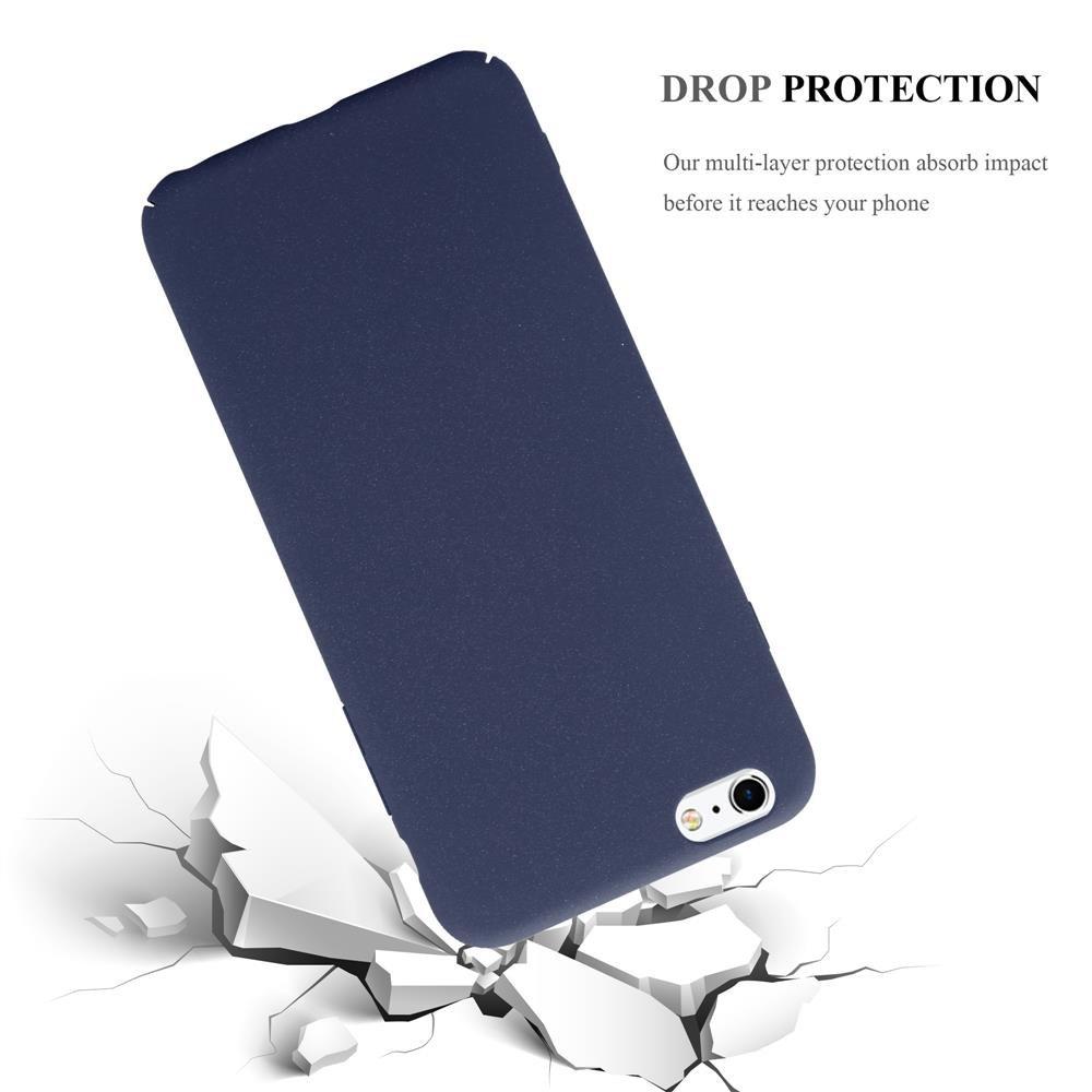Cadorabo Hülle für Apple iPhone 6 PLUS 6S PLUS Hard Case in Frosted Optik