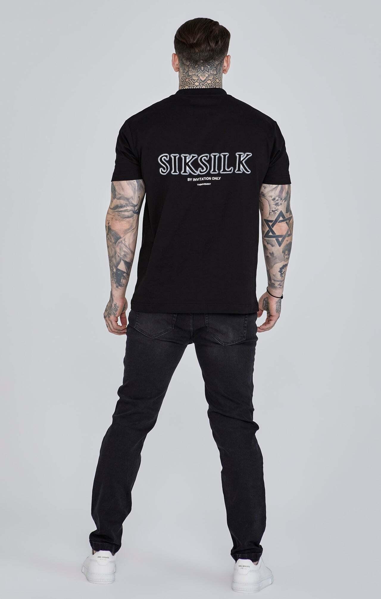 Sik Silk Distressed Slim Fit Jeans