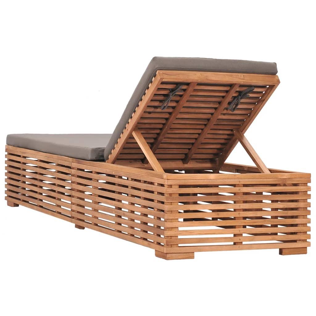 VidaXL Sonnenliege teak